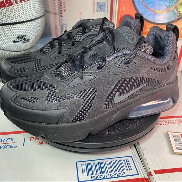 🆕 Nike Air Max 200 GS 'Black' - Picture 4 of 12